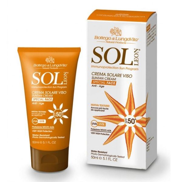 Picture of SOL LEON – СЛЪНЦЕЗАЩИТЕН КРЕМ ЗА ЛИЦЕ, SPF 50+ МНОГО ВИСОКА ЗАЩИТА, 50ml