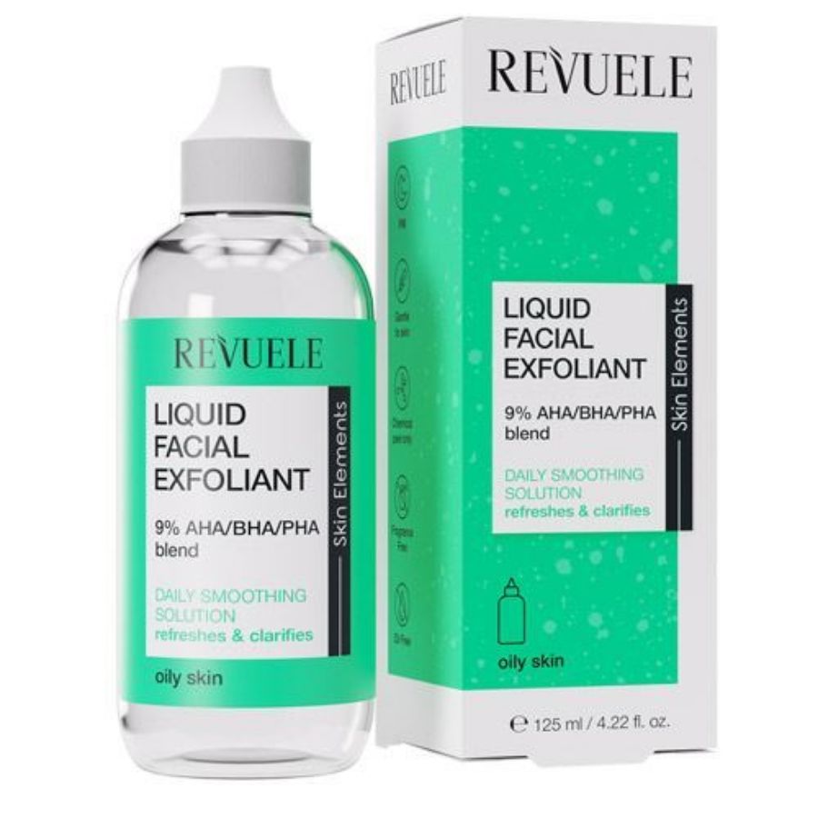 Picture of REVUELE LIQUID FACIAL EXFOLIANT 9 % AHA/BHA/PHA BLEND, 125ml