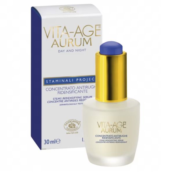 Picture of VITA AGE AURUM МОЩЕН СЕРУМ С ЕДЕЛВАЙС ПРОТИВ БРЪЧКИ