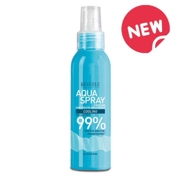 Revuele aqua spray cooling for face and body