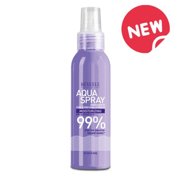 Revuele aqua spray moisturising for face and body