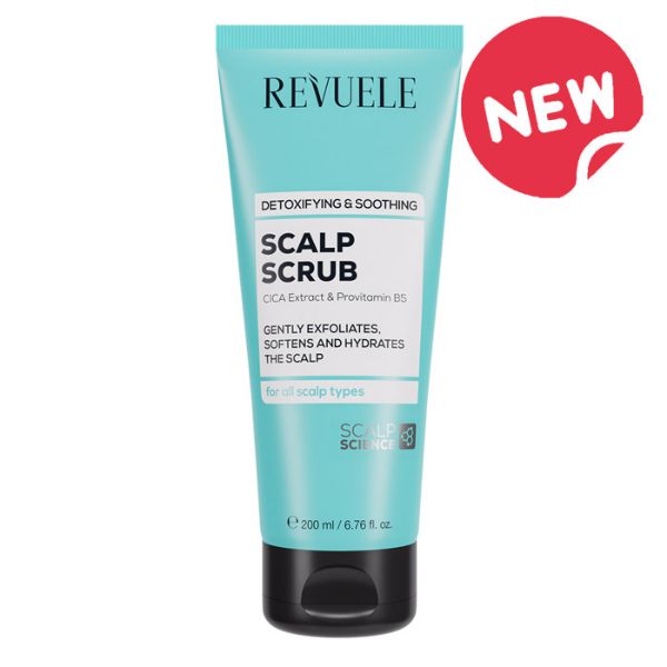 Revuele scalp scrub detoxifying and soothing