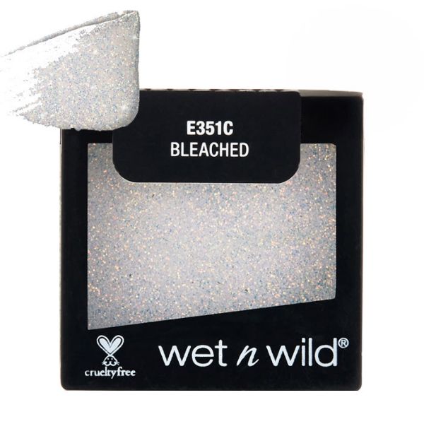 WET 'N' WILD COLOR ICON GLITTER SINGLE EYESHADOW COLOR BLEACHED