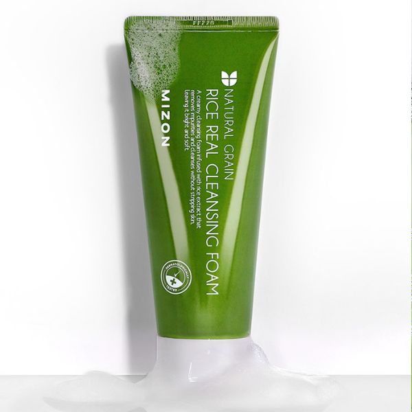 MIZON NATURAL GRAIN RICE REAL CLEANSING FOAM, 150 ml