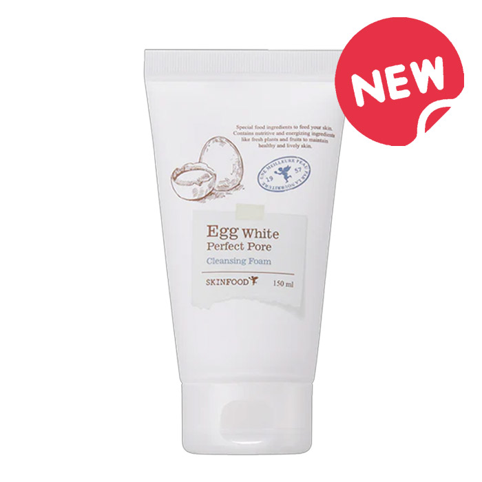 SKINFOOD EGG WHITE PERFECT PORE CLEANSING FOAM, 150 ml