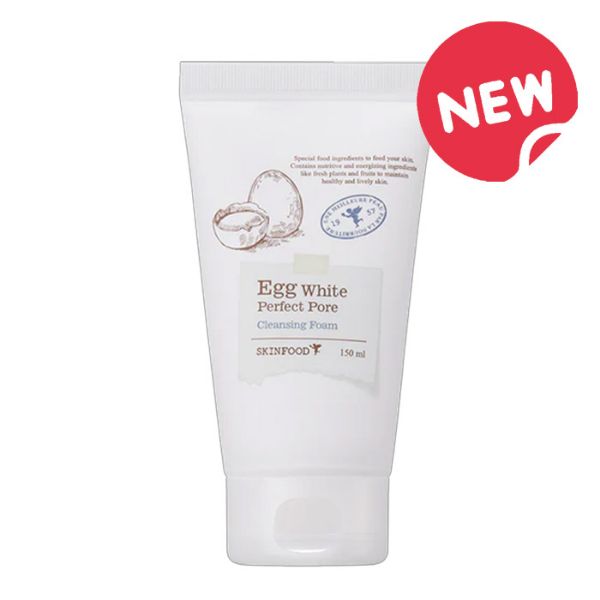 SKINFOOD EGG WHITE PERFECT PORE CLEANSING FOAM, 150 ml