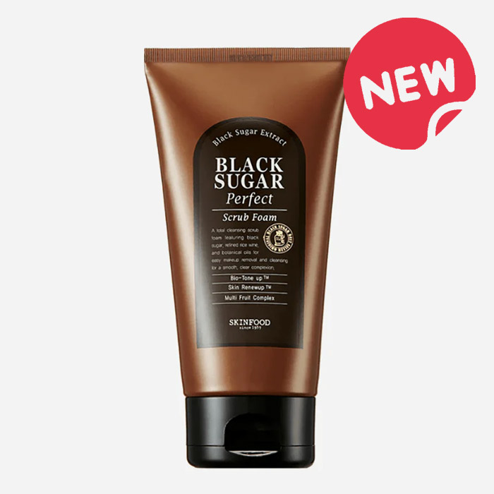 SKINFOOD BLACK SUGAR PERFECT SCRUB FOAM, 180 g