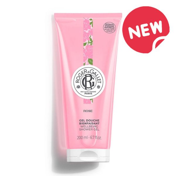 ROGER AND GALLET ROSE SHOWER GEL, 200 ml