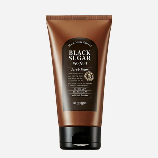 SKINFOOD BLACK SUGAR PERFECT SCRUB FOAM, 180 g