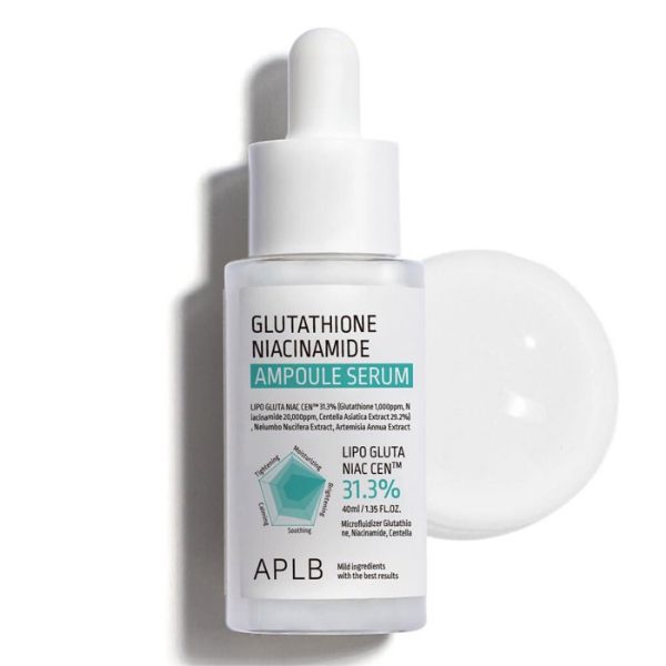 APLB GLUTATHIONE NIACINAMIDE AMPOULE SERUM, 40 ml