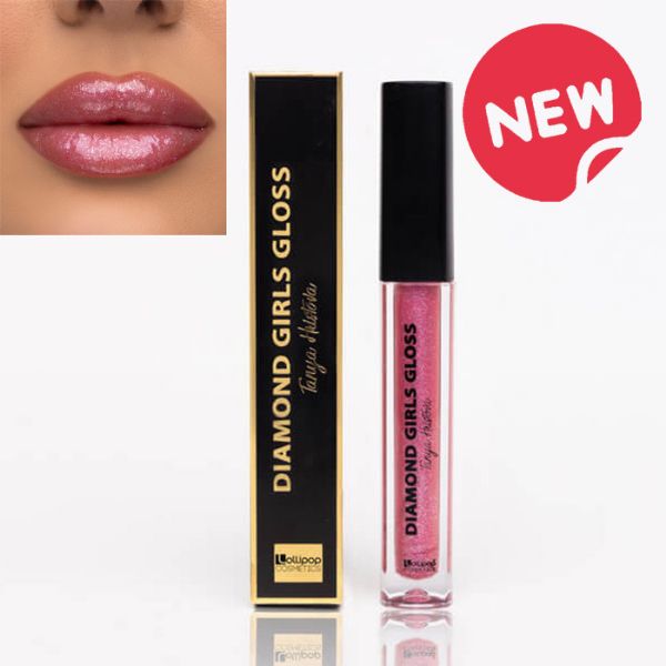 LOLLIPOP LIP GLOSS WITH BROCADE DIAMOND GIRLS  SUGAR DADDY