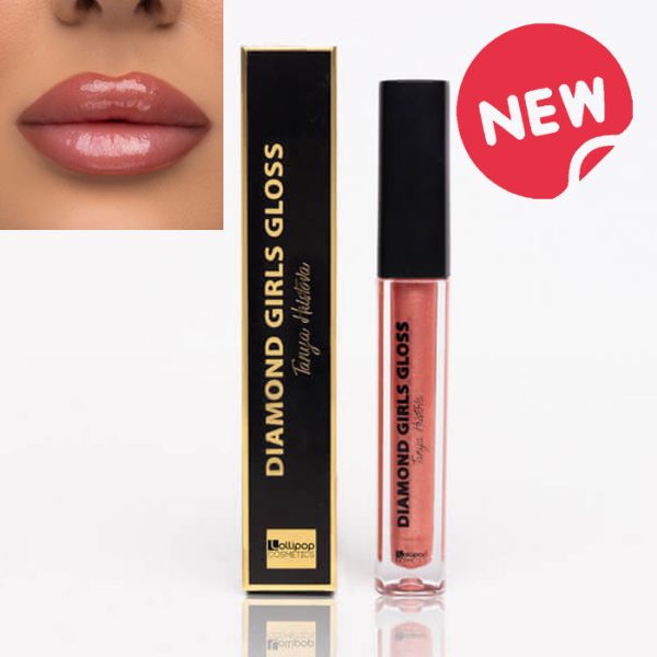 LOLLIPOP LIP GLOSS WITH BROCADE DIAMOND GIRLS SUPER STAR