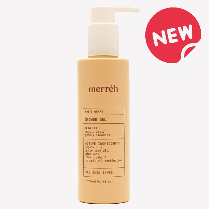 MERREH WHITE GRAPE TONING, REFRESHING SHOWER GEL