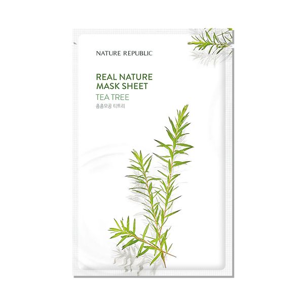 NATURE REPUBLIC REAL NATURE MASK SHEET TEA TREE