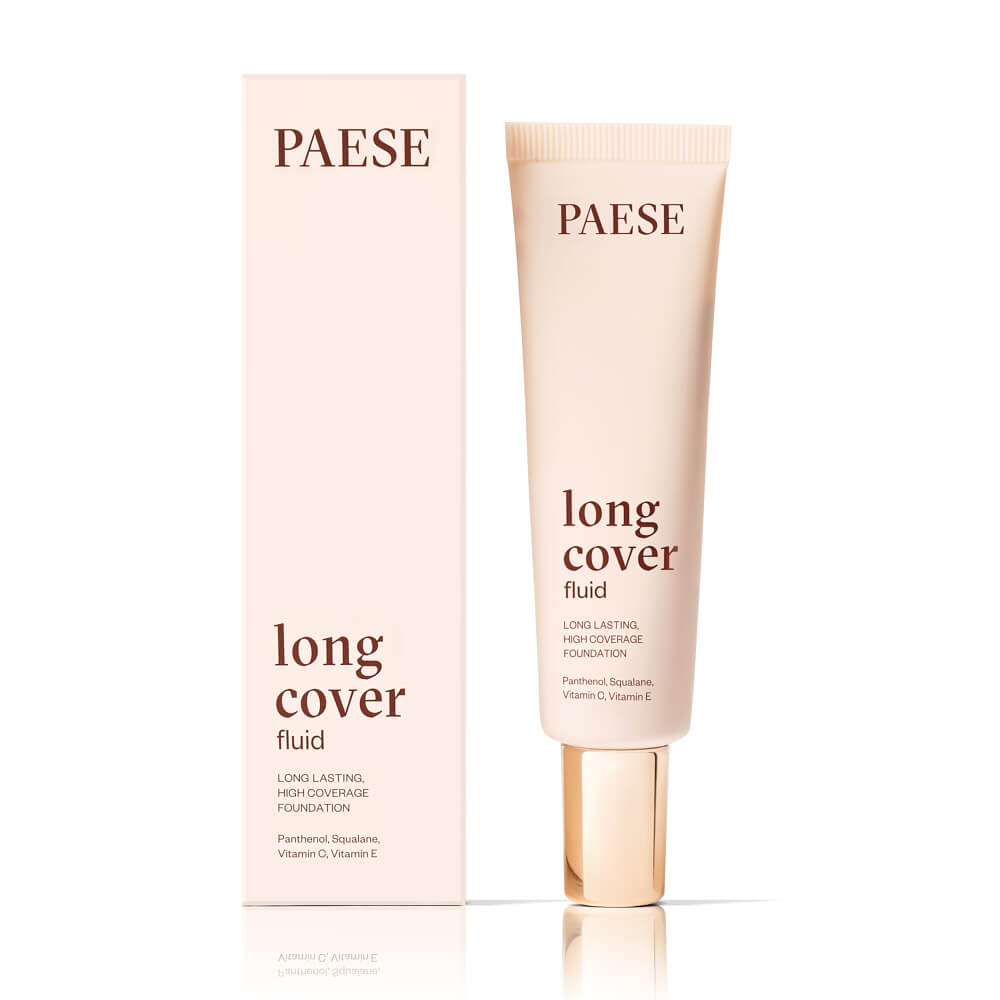 PAESE LONG COVER FLUID TUBE FOUNDATION 0,5 IVORY, 30 ml