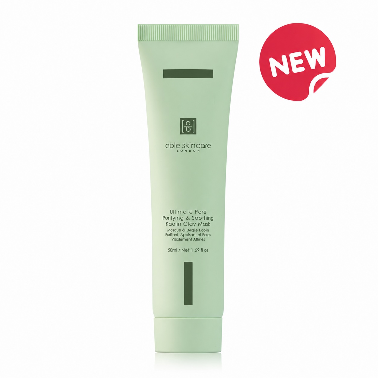 ABLE ULTIMATE PORE PURIFYING & SOOTHING KAOLIN CLAY MASK, 50 ml