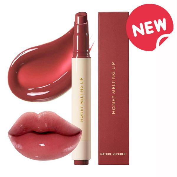 NATURE REPUBLIC HONEY MELTING LIP STICK 05 PLUM HYDRATING JELLY