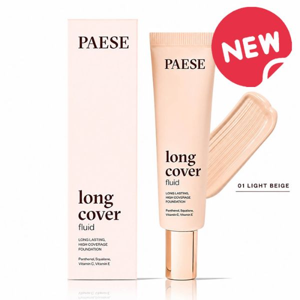 PAESE LONG COVER FLUID TUBE FOUNDATION 01 LIGHT BEIGE